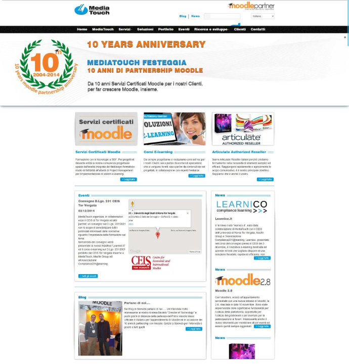 sito web nel 2014