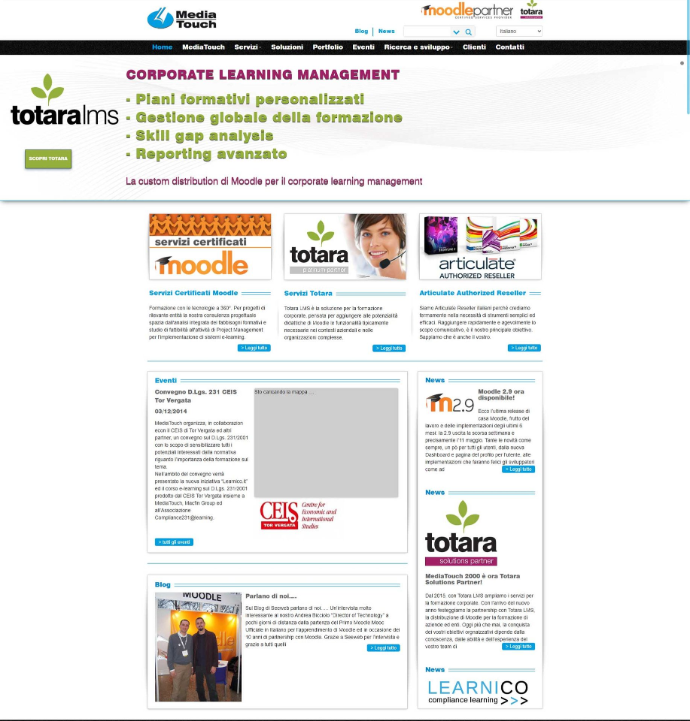 sito web nel 2015