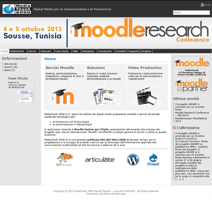 sito web nel 2013